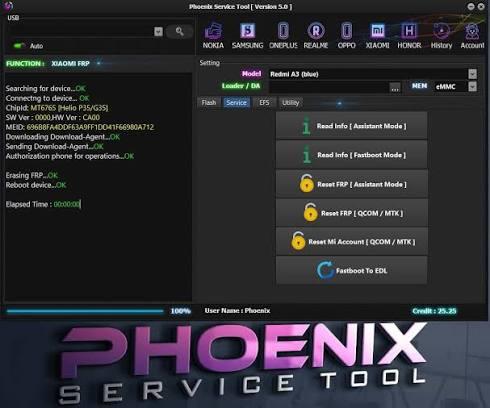 Phoenix Service Tool [ Nokia HMD TOOL ] (FLASH - FRP - FACTORY RESET) 
